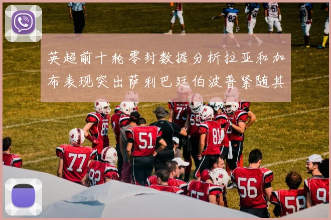 英超前十轮零封数据分析拉亚和加布表现突出萨利巴廷伯波普紧随其后